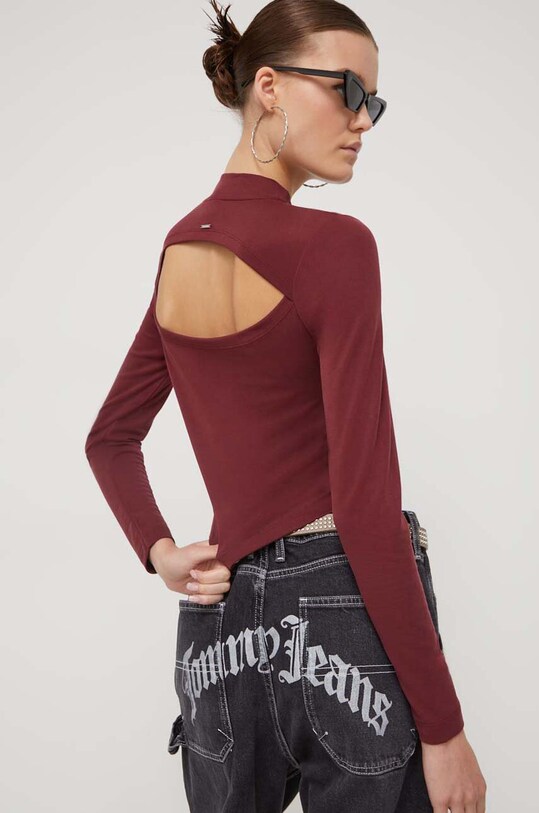 Superdry longsleeve uni burgundia W6011737A.1KD