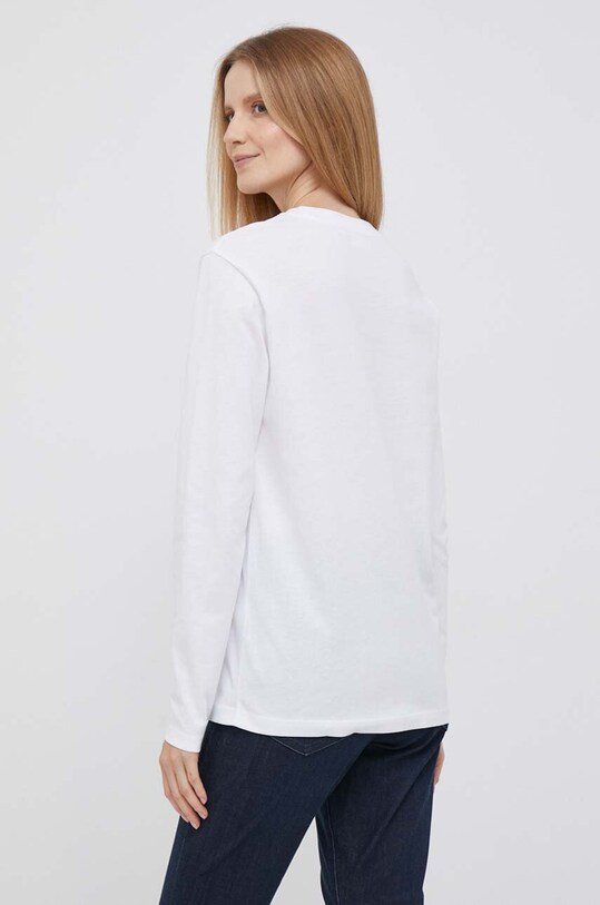 Abbigliamento Calvin Klein top a maniche lunghe in cotone K20K206812 bianco