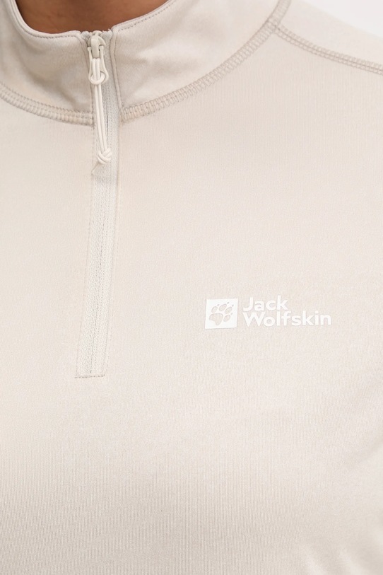 Sportovní tričko s dlouhým rukávem Jack Wolfskin Sky Thermal 1808951 béžová