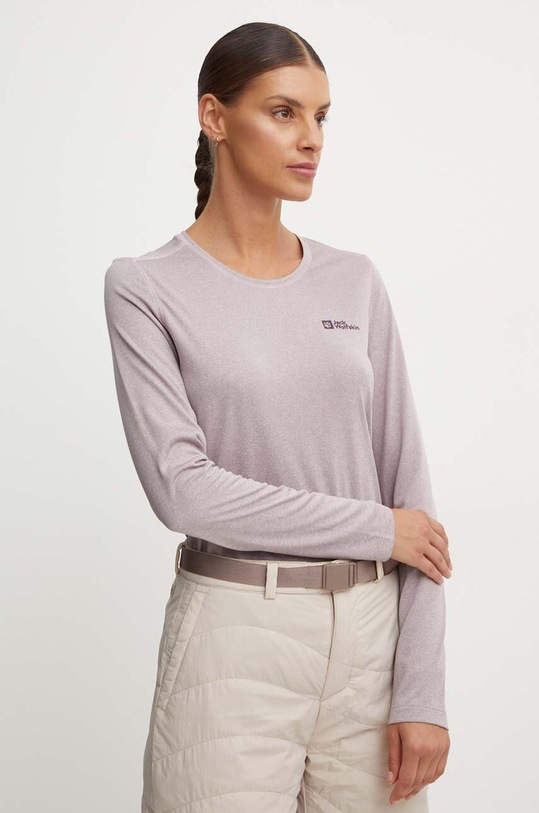 Jack Wolfskin longsleeve sport Sky Thermal melanj violet 1808961
