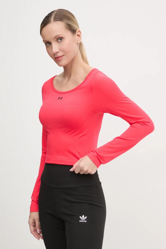 Under Armour mânecă lungă de antrenament Train Seamless uni rosu 1379150