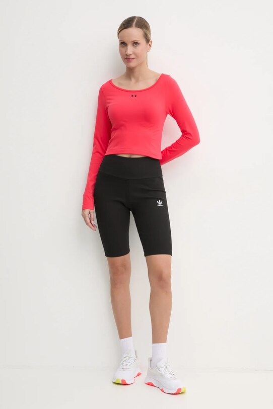 Блуза с дълги ръкави за трениране Under Armour Train Seamless 1379150 червен SS25