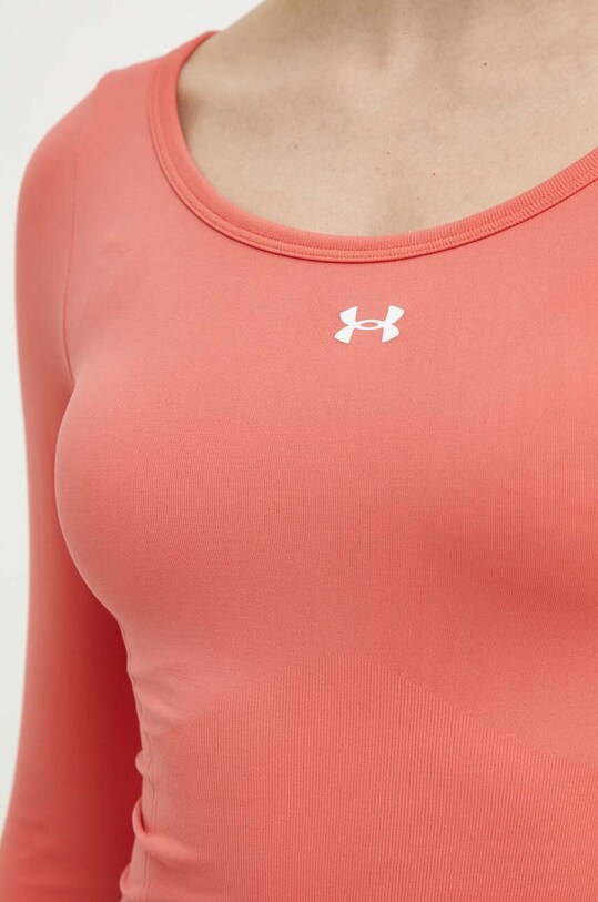Tréningové tričko s dlhým rukávom Under Armour Train Seamless 1379150 oranžová