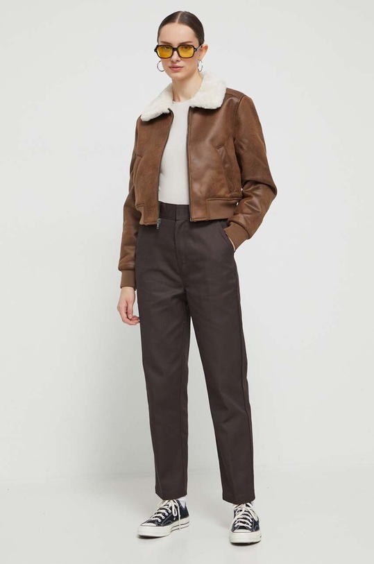 Longsleeve Abercrombie & Fitch KI139.3436.415 μπεζ AW23