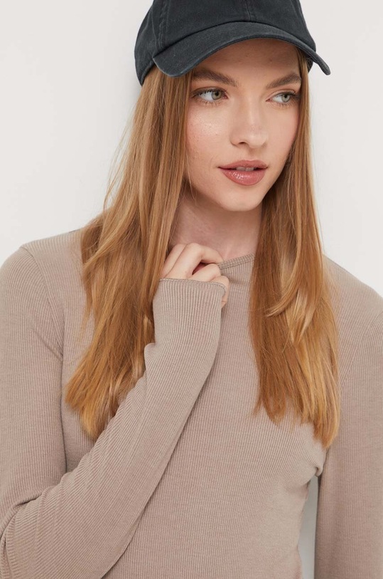 Longsleeve Abercrombie & Fitch καφέ KI139.3438.465