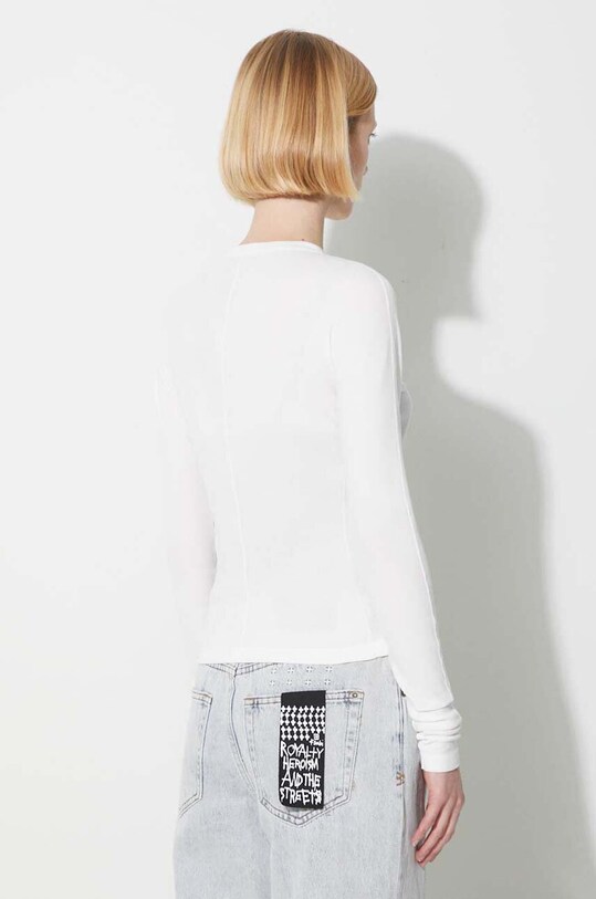 Clothing Y-3 cotton longsleeve top HY1402 white