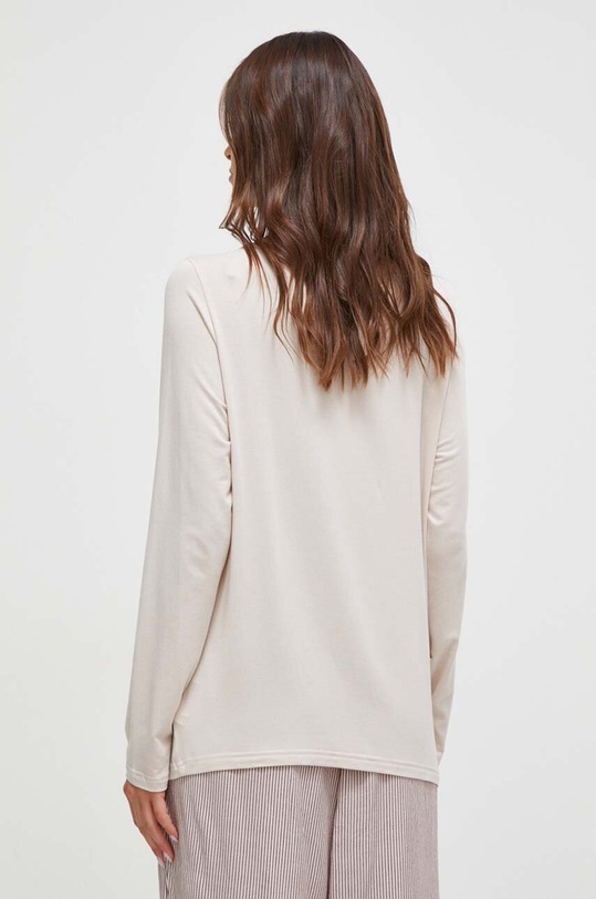 Oblečení Tričko s dlouhým rukávem Tommy Hilfiger UW0UW04985 béžová