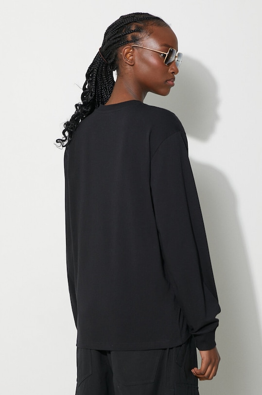 Одяг Бавовняний лонгслів Carhartt WIP I032216.89XX чорний