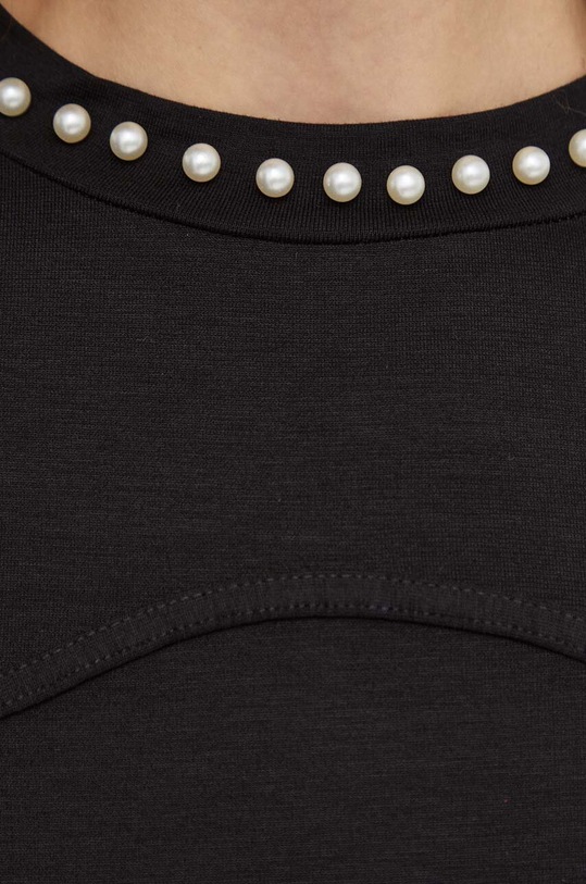 Karl Lagerfeld longsleeve 236W1708 czarny