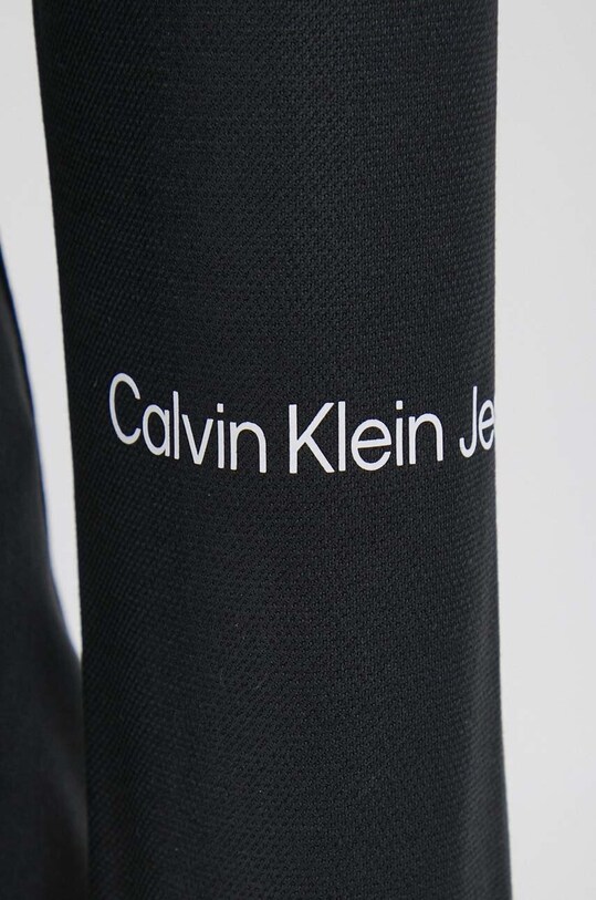 Majica z dolgimi rokavi Calvin Klein Jeans J20J222197 črna