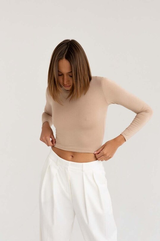 Saint Body longsleeve SB.364 beżowy AW23