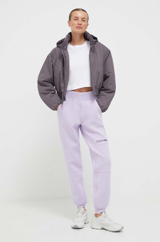 Majica dugih rukava Calvin Klein Performance 00GWS3K200 bijela AW23