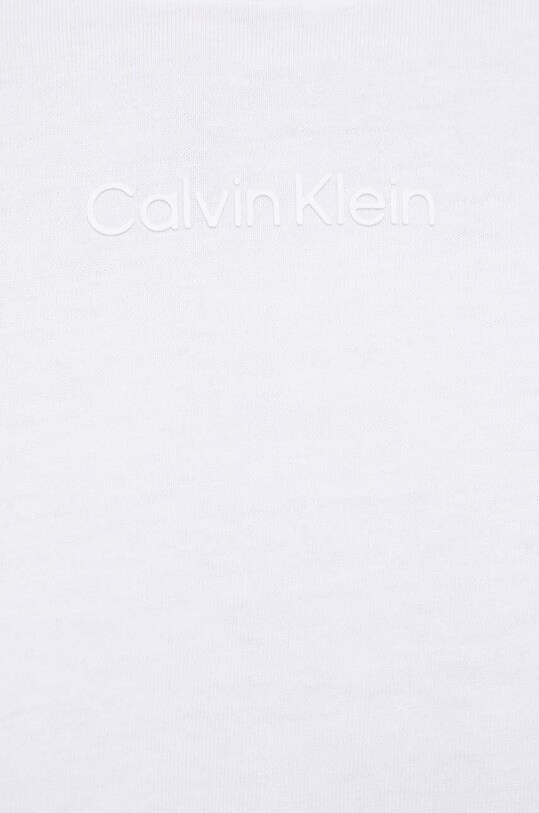 Majica dugih rukava Calvin Klein Performance 00GWS3K200 bijela
