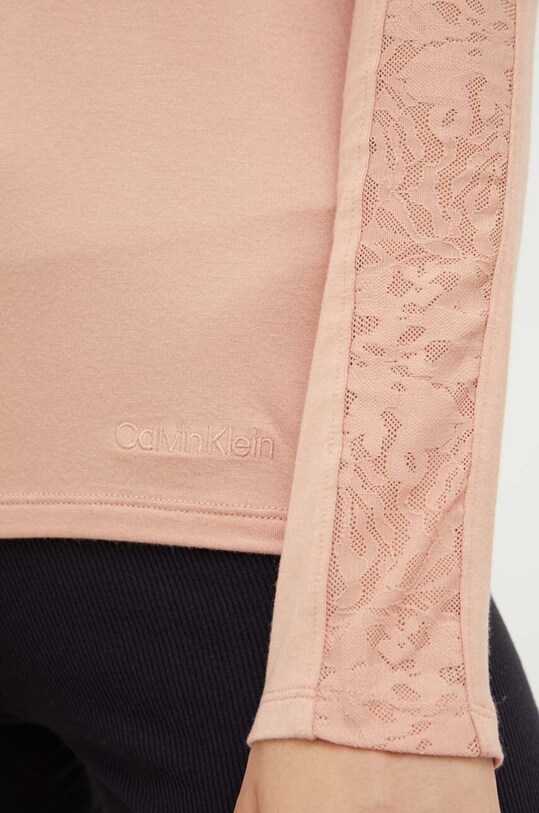 Tričko s dlhým rukávom Calvin Klein Underwear ružová 000QS7006E