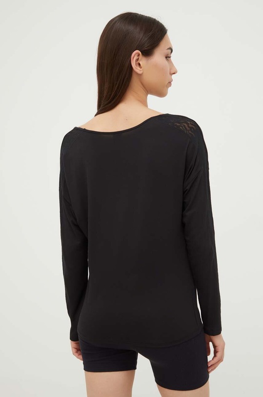 Calvin Klein Underwear hosszú ujjú otthoni viseletre 000QS7006E fekete AW23