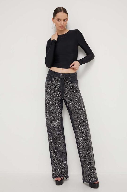Longsleeve Rotate 111625100 μαύρο AW23