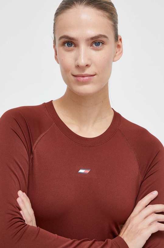 Longsleeve Tommy Hilfiger καφέ S10S101794