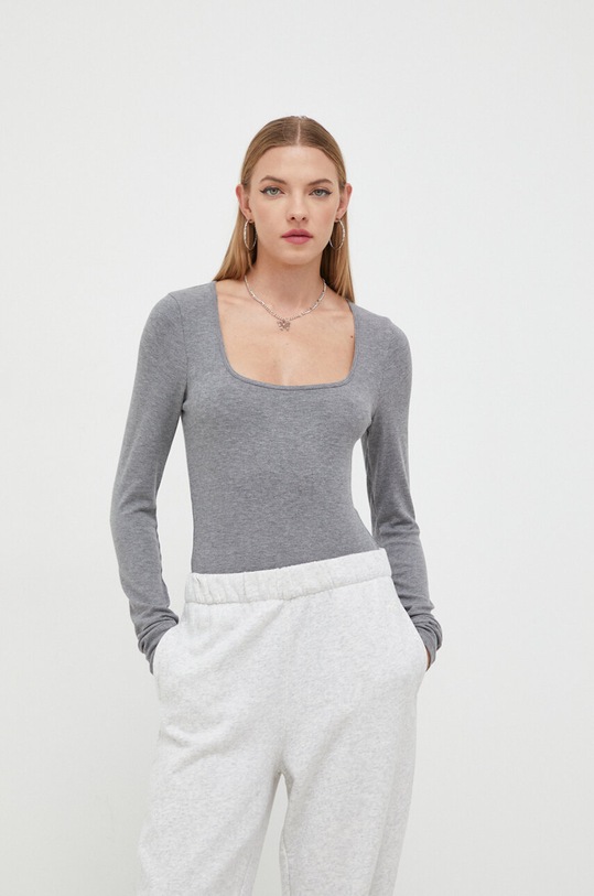 Abercrombie & Fitch longsleeve KI139.3571.114 gri AW23