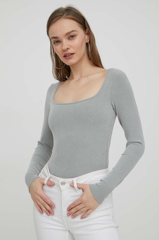 Hollister Co. longsleeve uni gri KI339.3287.112