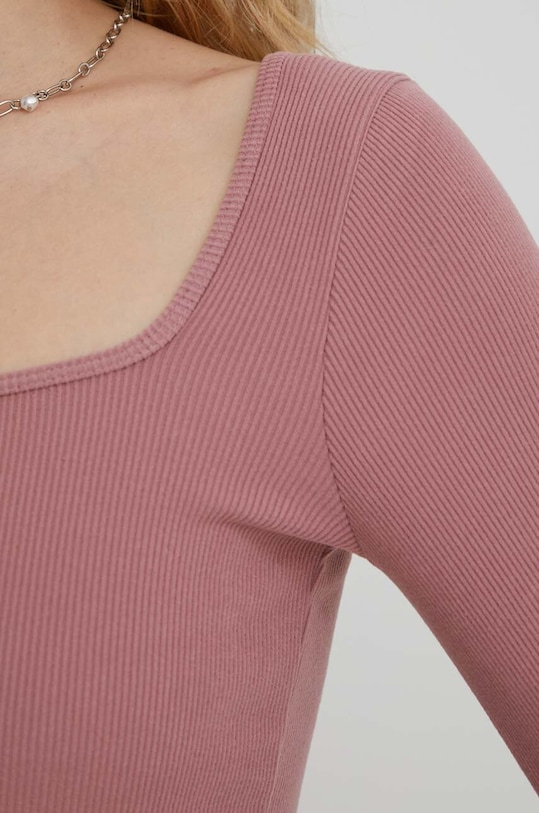 Hollister Co. longsleeve KI339.3289.610 różowy