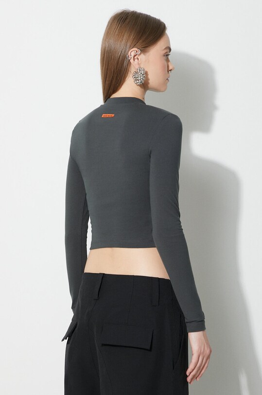 Clothing Heron Preston longsleeve shirt Lace-Up Ls Tee HWAB029F23JER0011000 gray