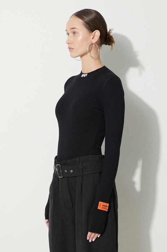 Боди Heron Preston Hpny Emb Ls Knit Body черен HWHP001C99KNI0021001
