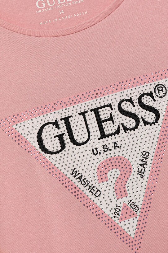 Девочка Детский лонгслив Guess J2YI50.K6YW1.9BYX розовый