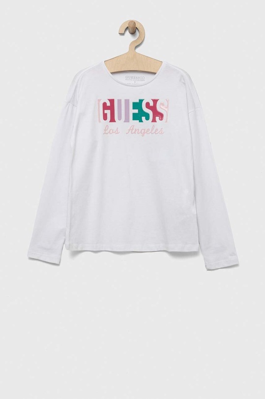 Guess longsleeve dziecięcy z elastanem biały J3YI01.K6YW4.9BYX
