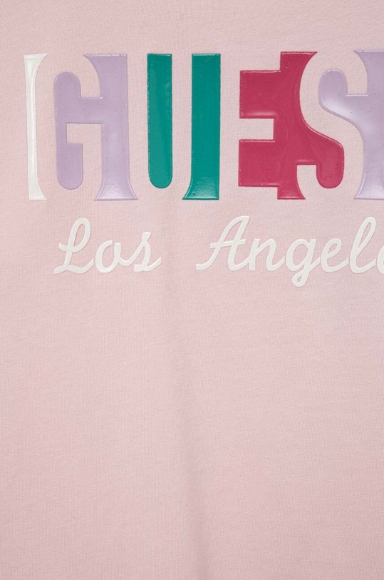 Dziewczynka Guess longsleeve dziecięcy J3YI01.K6YW4.9BYX różowy