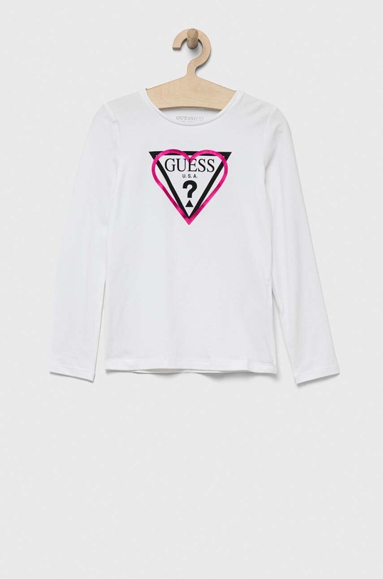 Guess longsleeve dziecięcy z elastanem biały J3YI03.K6YW4.9BYX