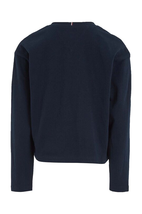Детска блуза с дълги ръкави Tommy Hilfiger KG0KG07432.128.176.9BYX тъмносин AW23