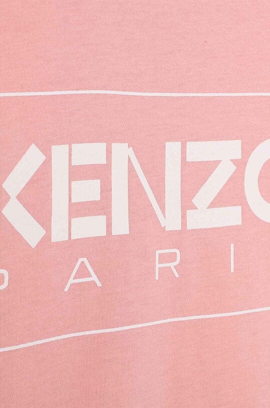 Dziewczynka Kenzo Kids t-shirt bawełniany dziecięcy K15719.86.108 różowy