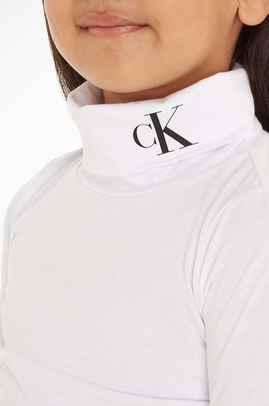 Calvin Klein Jeans longsleeve dziecięcy IG0IG02256.9BYX biały