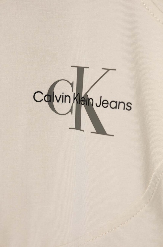 Dziewczynka Calvin Klein Jeans longsleeve dziecięcy IG0IG02104.9BYX beżowy