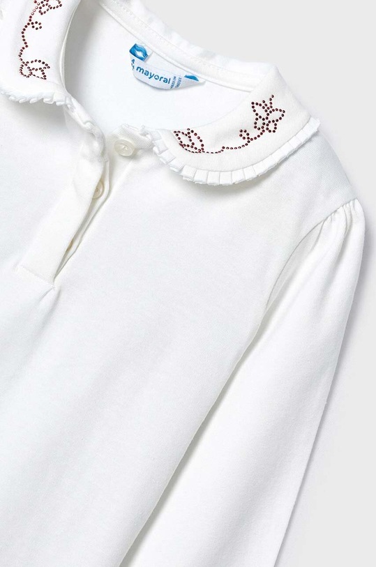 Dziewczynka Mayoral longsleeve dziecięcy 131.6A.Mini.9BYX czerwony