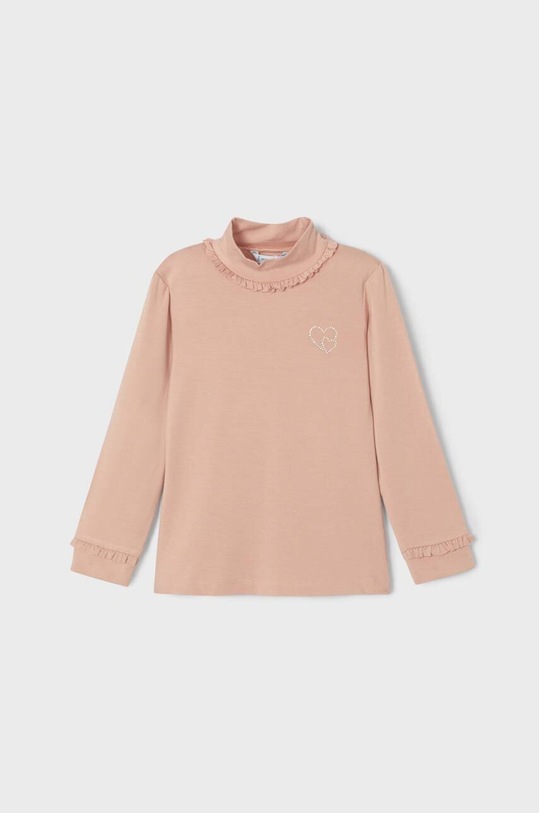 Mayoral longsleeve dziecięcy z elastanem różowy 145.6D.Mini.9BYX