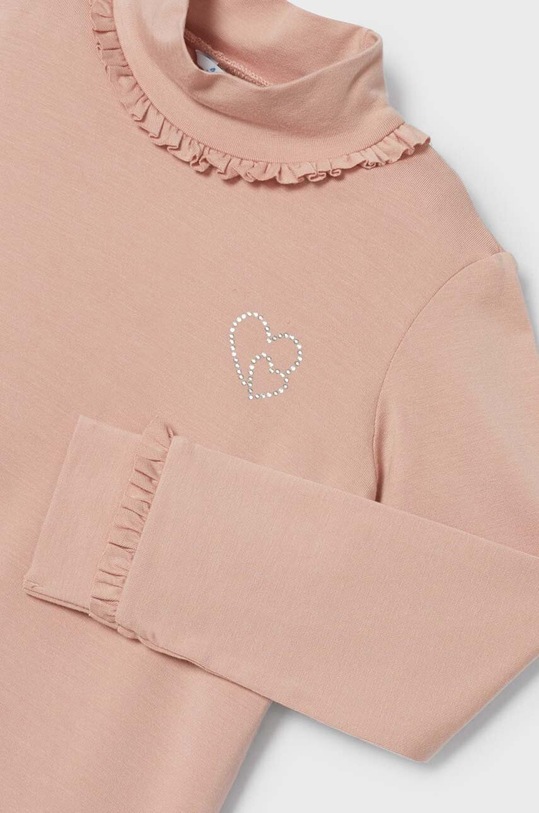 Dziewczynka Mayoral longsleeve dziecięcy 145.6D.Mini.9BYX różowy