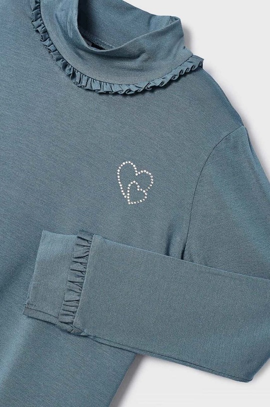 Mayoral longsleeve dziecięcy 145.6D.Mini.9BYX niebieski AW23