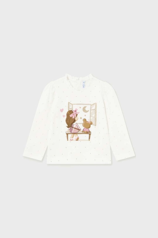 Tričko s dlhým rukávom pre bábätká Mayoral s elastanom ružová 2007.4C.Baby.9BYX