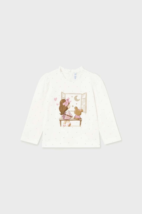 Tričko s dlhým rukávom pre bábätká Mayoral s elastanom ružová 2007.4C.Baby.9BYX