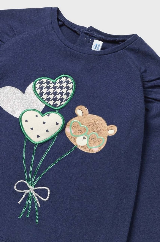 DÍVKA Kojenecké tričko s dlouhým rukávem Mayoral 2010.4J.Baby.9BYX námořnická modř