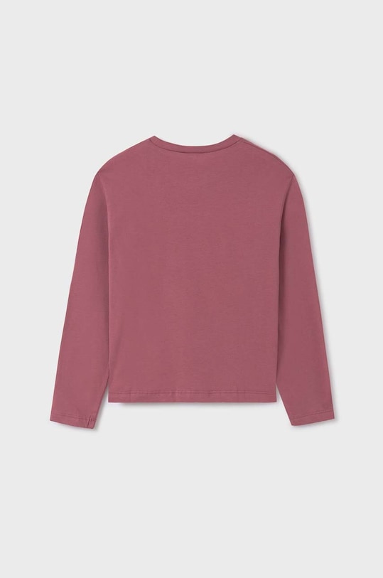 Mayoral gyerek pamut hosszú ujjú felső 7046.8E.Junior.9BYX rózsaszín AW23