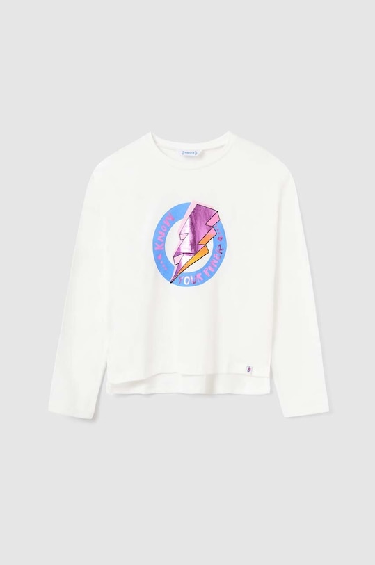 Mayoral gyerek pamut hosszú ujjú felső bézs 7049.8E.Junior.9BYX