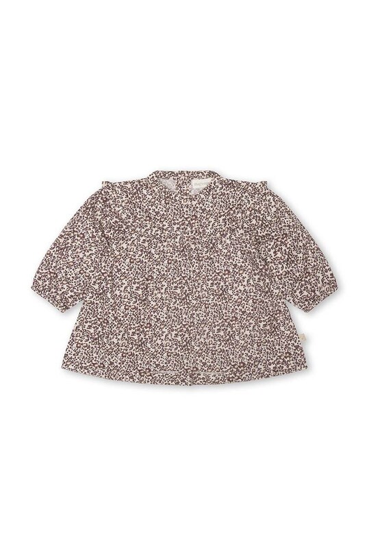 That's mine bluză de bumbac pentru copii Santu Shirt 24861 024861 maro AW23