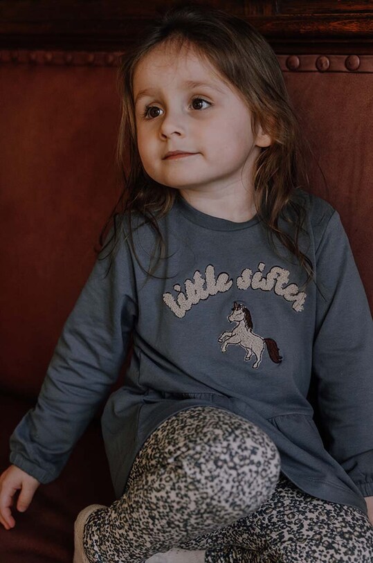 Детская блузка That's mine 022817 Benita little sister Blouse длинный голубой 022817