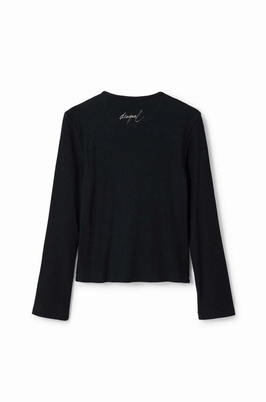 Κοριτσίστικα Παιδικό βαμβακερό μακρυμάνικο Desigual 23WGTK24 μαύρο