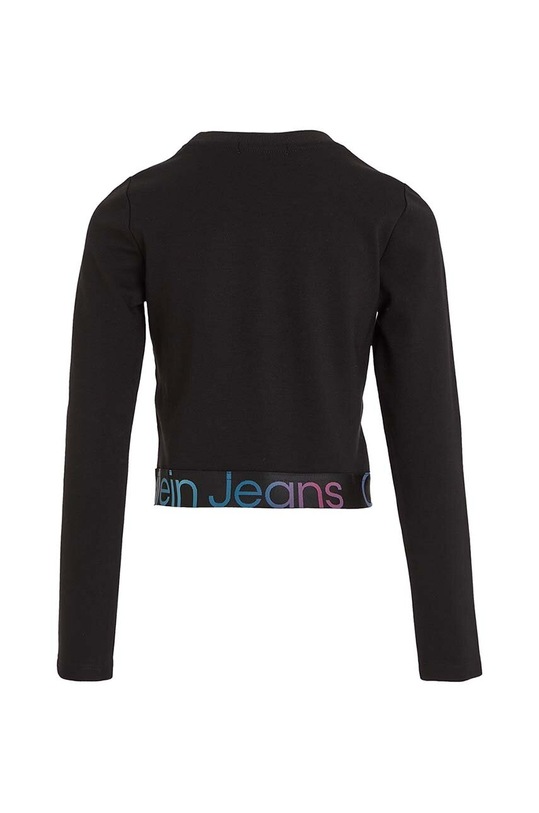Момиче Детска блуза с дълги ръкави Calvin Klein Jeans IG0IG02196.9BYX черен