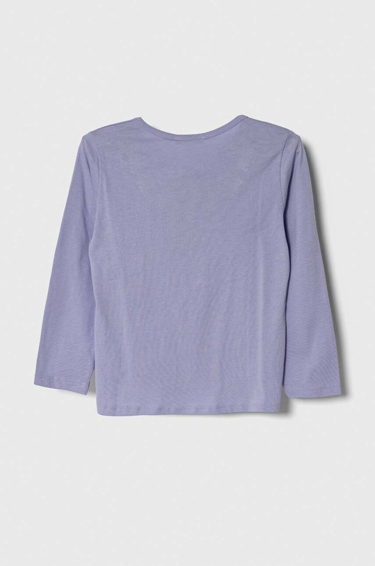 United Colors of Benetton gyerek pamut hosszú ujjú felső 3096G10A4.P.SEASONAL lila AW23