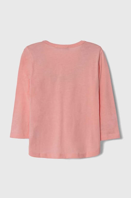 United Colors of Benetton gyerek pamut hosszú ujjú felső 3096G10A4.P.SEASONAL rózsaszín AW23
