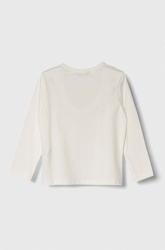 United Colors of Benetton gyerek pamut hosszú ujjú felső 3096G10AJ.P.SEASONAL fehér AW23